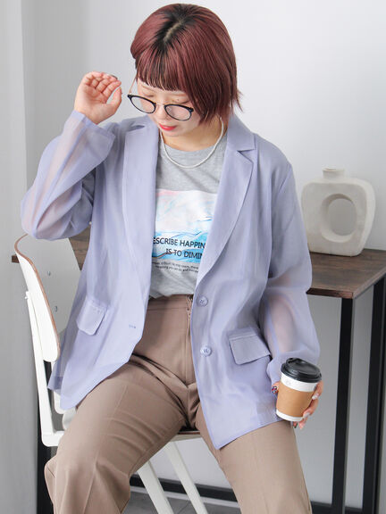 ニュアンスフォトTシャツ（オフホワイト/グレー/ブラック）｜ehka sopo（エヘカソポ）通販