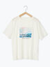 ニュアンスフォトTシャツ（オフホワイト/グレー/ブラック）｜ehka sopo（エヘカソポ）通販