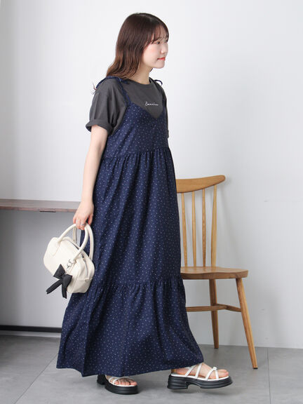 ロゴ刺繍Tシャツ（オフホワイト/チャコールグレー/イエロー）｜ehka sopo（エヘカソポ）通販