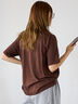 ホットフィットロゴTシャツ（オフホワイト/グレー/チャコールグレー/ブラウン）｜ehka sopo（エヘカソポ）通販