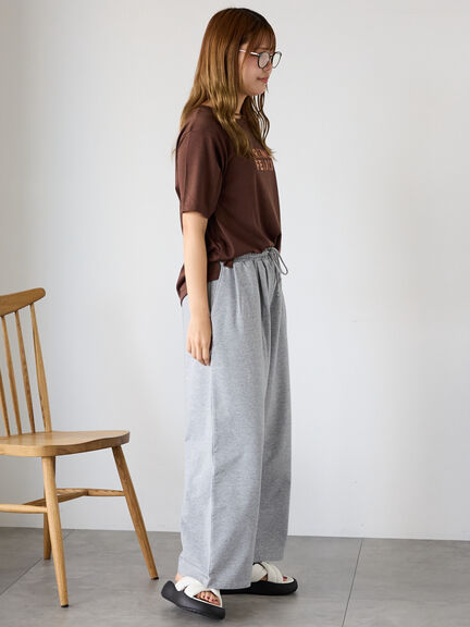 ホットフィットロゴTシャツ（オフホワイト/グレー/チャコールグレー/ブラウン）｜ehka sopo（エヘカソポ）通販