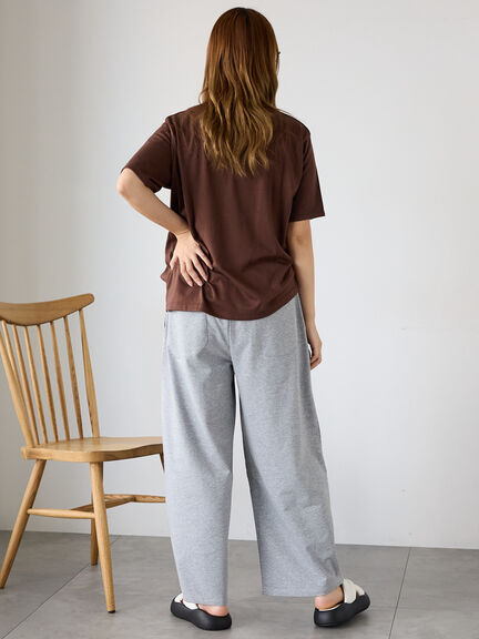 ホットフィットロゴTシャツ（オフホワイト/グレー/チャコールグレー/ブラウン）｜ehka sopo（エヘカソポ）通販
