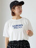ホットフィットロゴTシャツ（オフホワイト/グレー/チャコールグレー/ブラウン）｜ehka sopo（エヘカソポ）通販