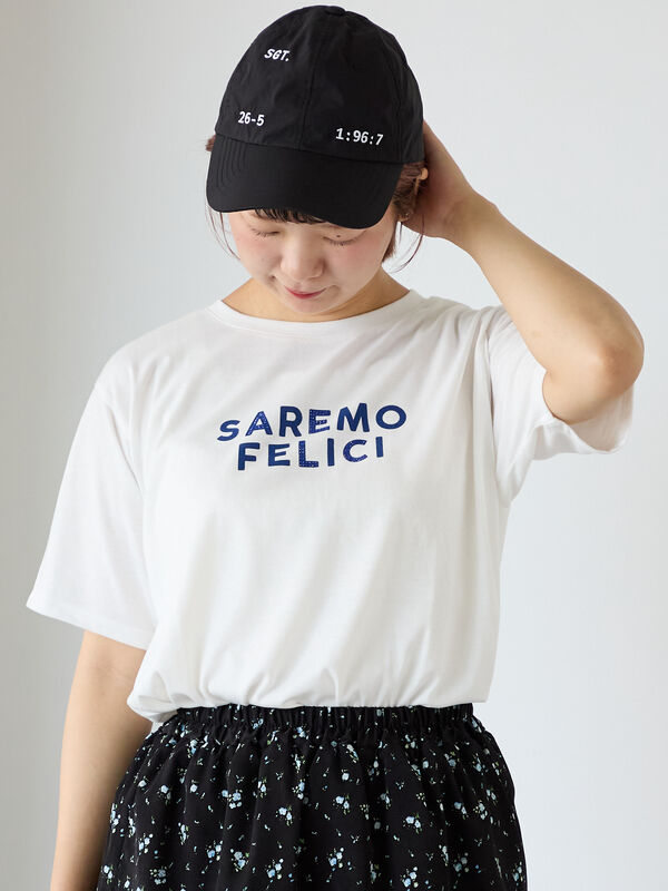 tシャツ ホットフィットロゴTシャツ レディース セール】 ホットフィットロゴTシャツ（オフホワイト/グレー