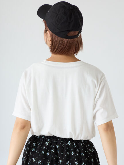 ホットフィットロゴTシャツ（オフホワイト/グレー/チャコールグレー/ブラウン）｜ehka sopo（エヘカソポ）通販