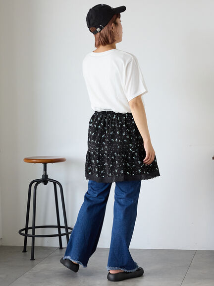 ホットフィットロゴTシャツ（オフホワイト/グレー/チャコールグレー/ブラウン）｜ehka sopo（エヘカソポ）通販