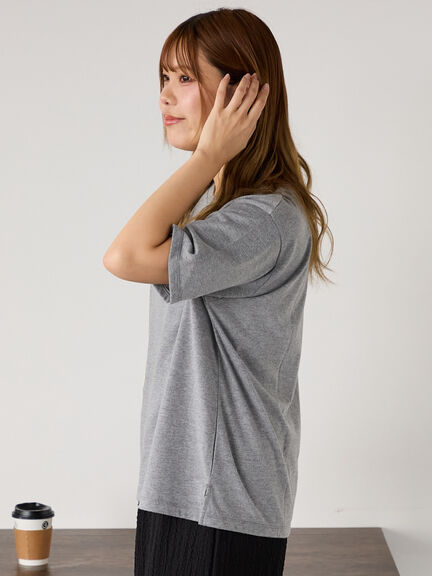 ホットフィットロゴTシャツ（オフホワイト/グレー/チャコールグレー/ブラウン）｜ehka sopo（エヘカソポ）通販
