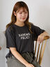 ホットフィットロゴTシャツ（オフホワイト/グレー/チャコールグレー/ブラウン）｜ehka sopo（エヘカソポ）通販