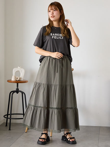 ホットフィットロゴTシャツ（オフホワイト/グレー/チャコールグレー/ブラウン）｜ehka sopo（エヘカソポ）通販