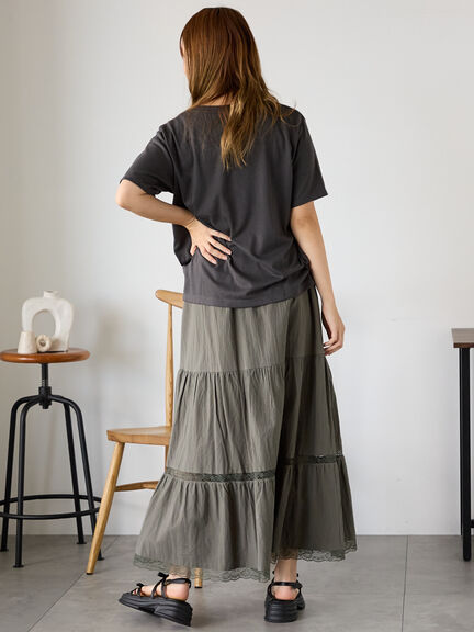 ホットフィットロゴTシャツ（オフホワイト/グレー/チャコールグレー/ブラウン）｜ehka sopo（エヘカソポ）通販