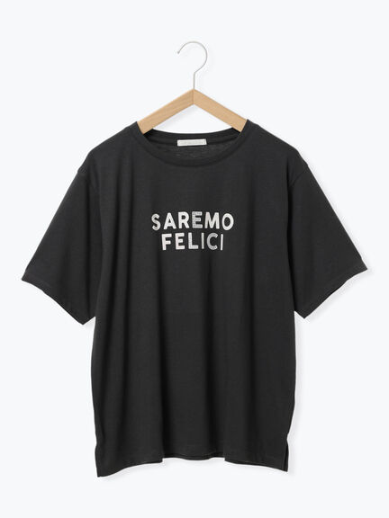 ホットフィットロゴTシャツ（オフホワイト/グレー/チャコールグレー/ブラウン）｜ehka sopo（エヘカソポ）通販
