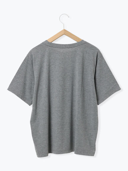ホットフィットロゴTシャツ（オフホワイト/グレー/チャコールグレー/ブラウン）｜ehka sopo（エヘカソポ）通販