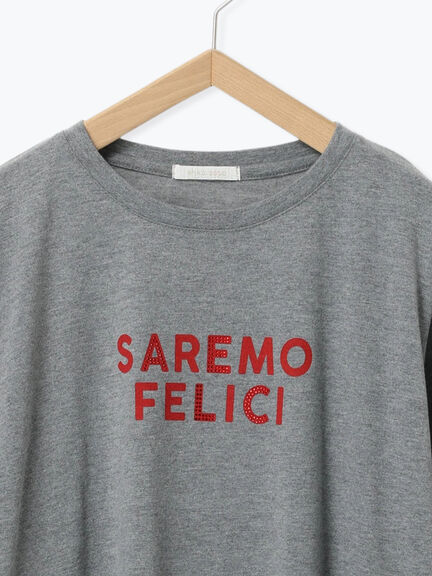 ホットフィットロゴTシャツ（オフホワイト/グレー/チャコールグレー/ブラウン）｜ehka sopo（エヘカソポ）通販