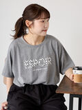 ◎発泡ロゴTシャツ（グレー）｜ehka sopo（エヘカソポ）通販