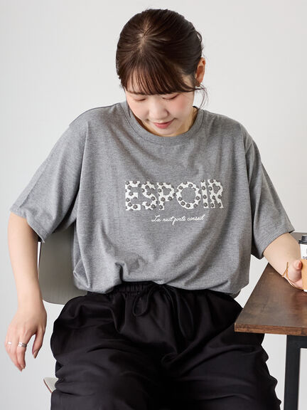 ◎発泡ロゴTシャツ（オフホワイト/グレー/チャコールグレー/ベージュ）｜ehka sopo（エヘカソポ）通販