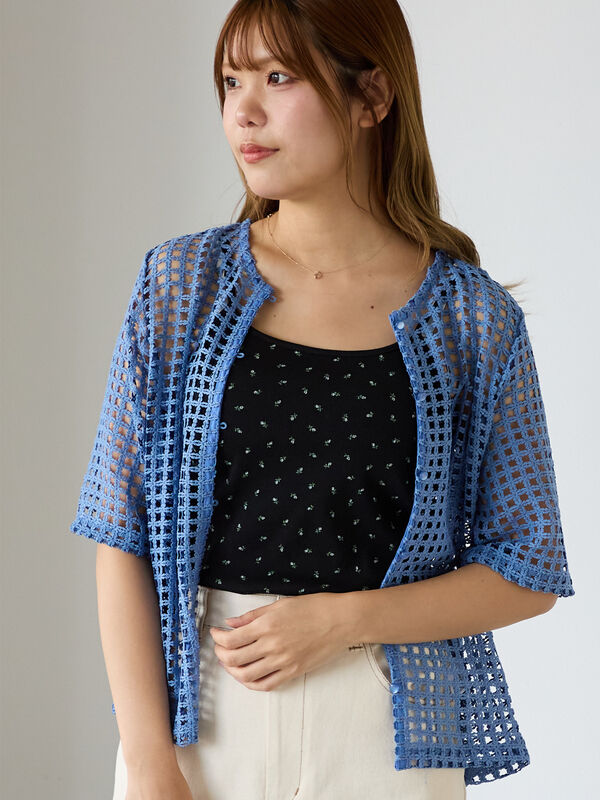 【全1色】レースブラウス　 ブラック【250410top2】( jmam )(250416) 全1色】レースブラウス ブラック【250410top2】( jmam )(250416