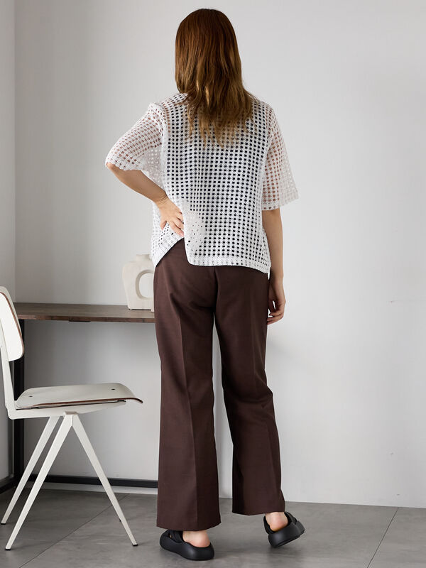 【全1色】レースブラウス　 ブラック【250410top2】( jmam )(250416) 全1色】レースブラウス ブラック【250410top2】( jmam )(250416