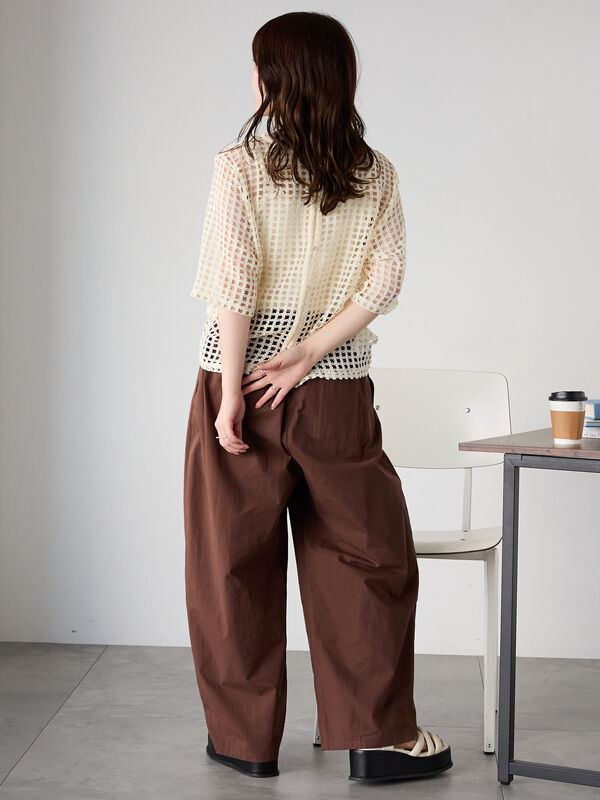 【全1色】レースブラウス　 ブラック【250410top2】( jmam )(250416) 全1色】レースブラウス ブラック【250410top2】( jmam )(250416