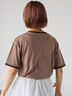 リンガーTシャツ（オフホワイト/チャコールグレー/モカ/キナリ）｜ehka sopo（エヘカソポ）通販