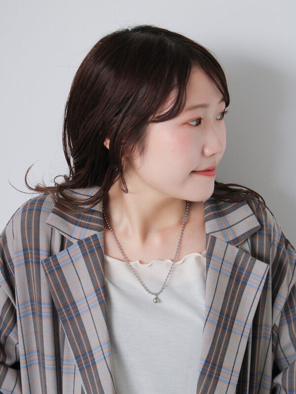 セール】 ボールチェーンネックレス（シルバー/アクセサリー