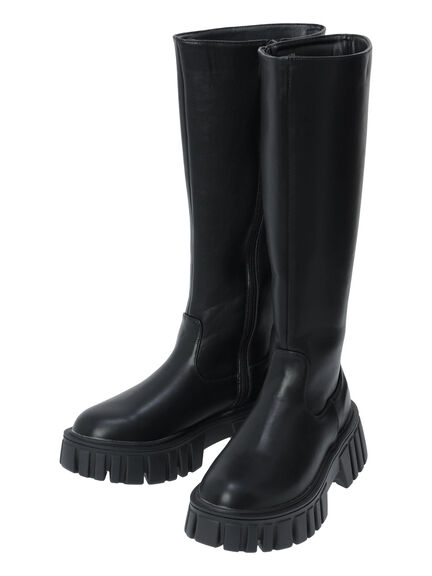 ロングブーツ（ブラック/ブラウン）｜ehka sopo（エヘカソポ）通販