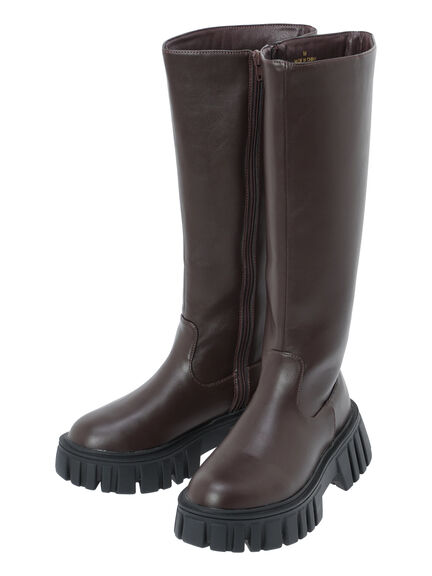 ロングブーツ（ブラック/ブラウン）｜ehka sopo（エヘカソポ）通販