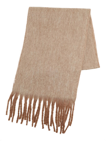 ふわもこマフラー太フリンジシャンブレー無地（ベージュ/グリーン/ブルー）｜ehka sopo（エヘカソポ）通販