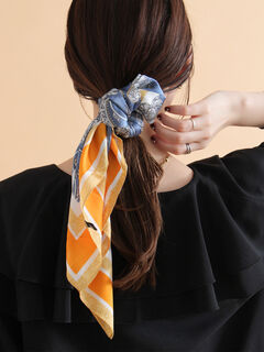 セール】 ペイズリー柄スカーフ（ブルー/アクセサリー/ストール