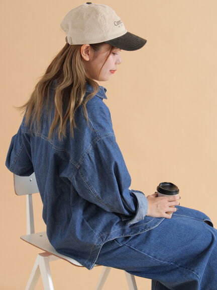 ◎デニムシャツ（サックスブルー/ブルー/ネイビー）｜ehka sopo（エヘカソポ）通販