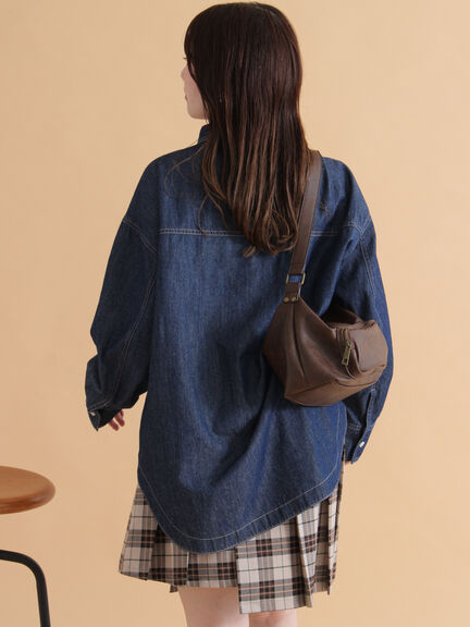 ◎デニムシャツ（サックスブルー/ブルー/ネイビー）｜ehka sopo（エヘカソポ）通販