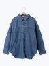 ◎デニムシャツ（サックスブルー/ブルー/ネイビー）｜ehka sopo（エヘカソポ）通販