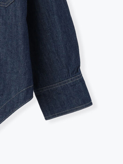 ◎デニムシャツ（サックスブルー/ブルー/ネイビー）｜ehka sopo（エヘカソポ）通販