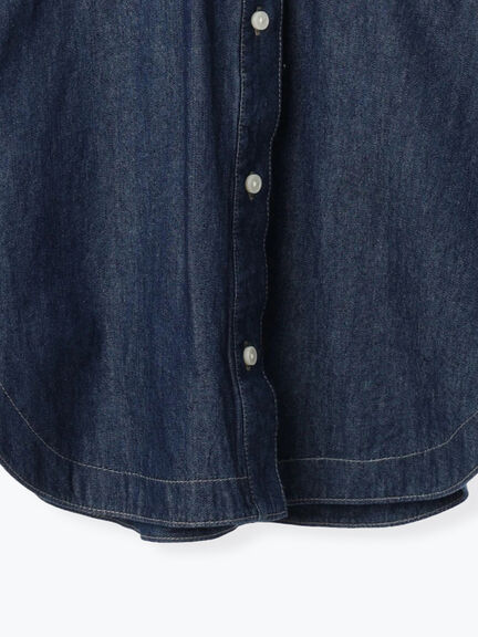 ◎デニムシャツ（サックスブルー/ブルー/ネイビー）｜ehka sopo（エヘカソポ）通販