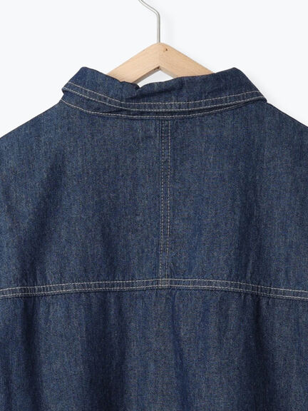 ◎デニムシャツ（サックスブルー/ブルー/ネイビー）｜ehka sopo（エヘカソポ）通販