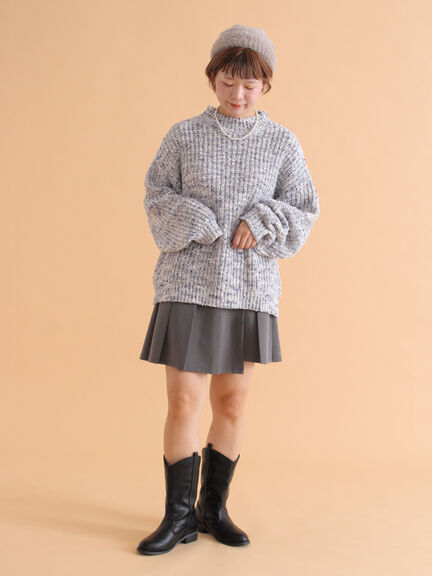 シャギーワッチキャップ（グレー/ベージュ/キナリ）｜ehka sopo（エヘカソポ）通販