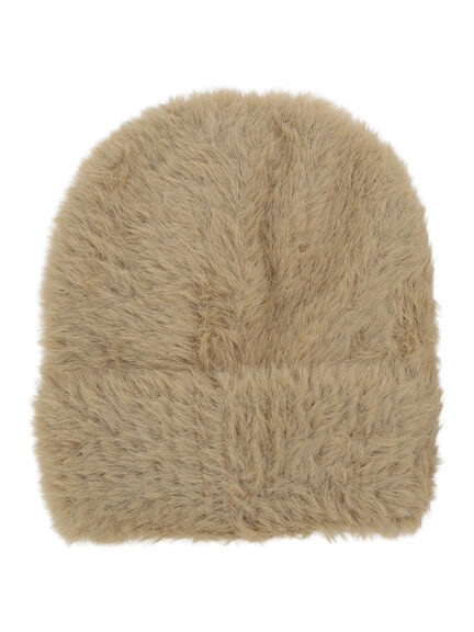 シャギーワッチキャップ（グレー/ベージュ/キナリ）｜ehka sopo（エヘカソポ）通販