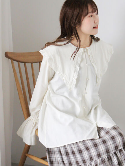 シャツ・ブラウス(ホワイト/白系)｜ehka sopo（エヘカソポ）公式通販