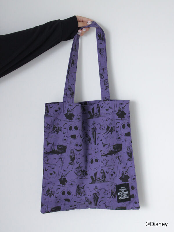 【Disney】ナイトメアー・ビフォア・クリスマス/トートバッグ（パープル）｜ehka sopo（エヘカソポ）通販