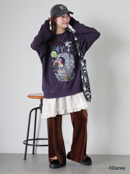 【Disney】ナイトメアー・ビフォア・クリスマス/トートバッグ（ブラック/パープル/キナリ）｜ehka sopo（エヘカソポ）通販