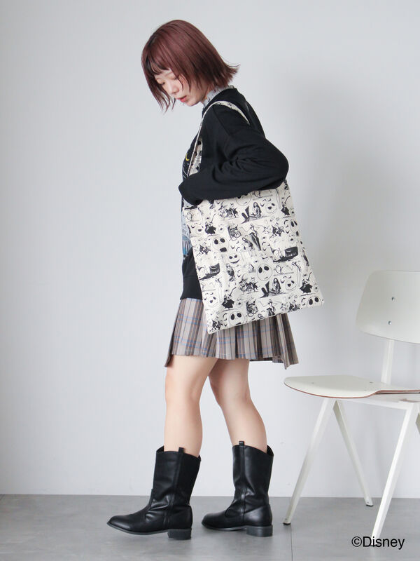 Disney】ナイトメアー・ビフォア・クリスマス/トートバッグ（ブラック