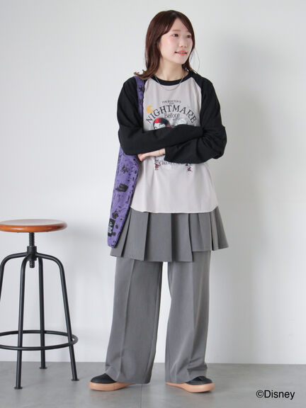 【Disney】ナイトメアー・ビフォア・クリスマス/トートバッグ（ブラック/パープル/キナリ）｜ehka sopo（エヘカソポ）通販