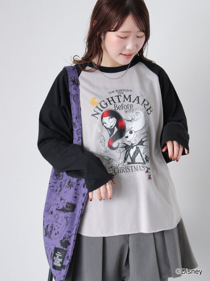 【Disney】ナイトメアー・ビフォア・クリスマス/トートバッグ（ブラック/パープル/キナリ）｜ehka sopo（エヘカソポ）通販