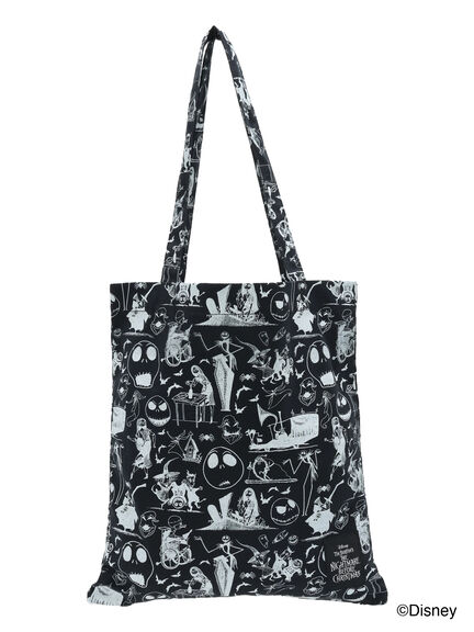 【Disney】ナイトメアー・ビフォア・クリスマス/トートバッグ（ブラック/パープル/キナリ）｜ehka sopo（エヘカソポ）通販