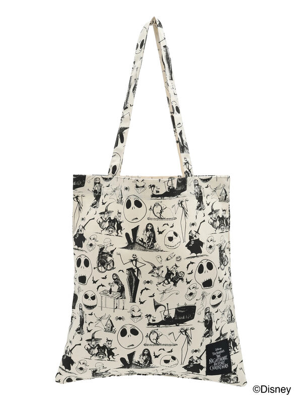 Disney】ナイトメアー・ビフォア・クリスマス/トートバッグ（ブラック