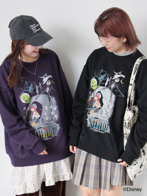 セール】 【Disney】ナイトメアー・ビフォア・クリスマス/スウェット