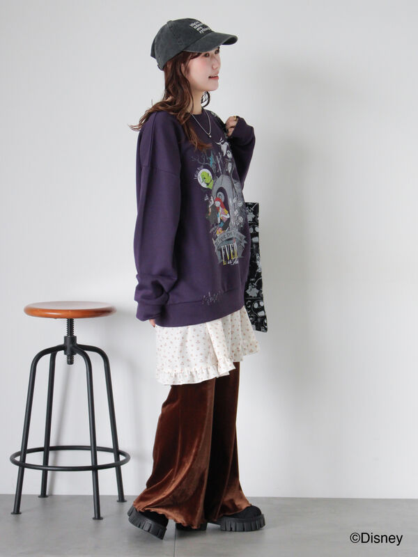 Disney】ナイトメアー・ビフォア・クリスマス/スウェット（ブラック