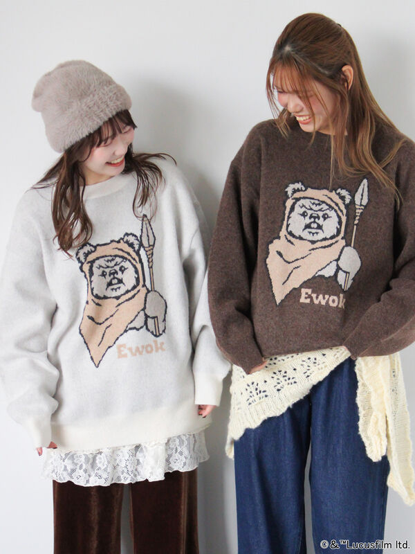 STARWARS/ニット（グレー/モカ/キナリ/トップス/ニット・セーター