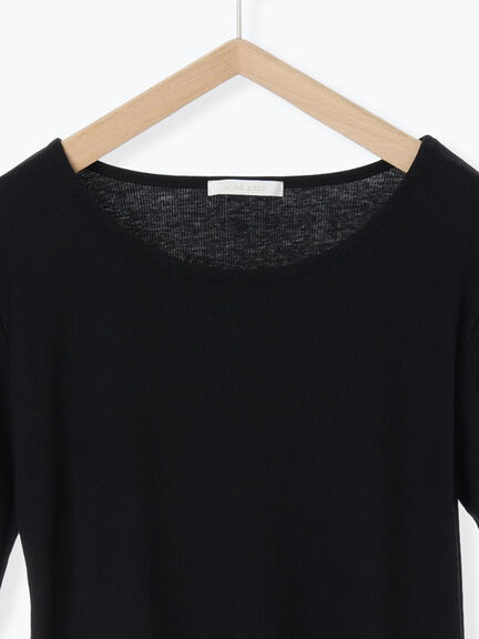 裾レースカットソー（オフホワイト/ブラック/キナリ）｜ehka sopo（エヘカソポ）通販