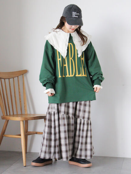 ◎ビッグロゴカットソー（グレー/グリーン/カーキ）｜ehka sopo（エヘカソポ）通販