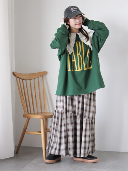 ◎ビッグロゴカットソー（グレー/グリーン/カーキ）｜ehka sopo（エヘカソポ）通販